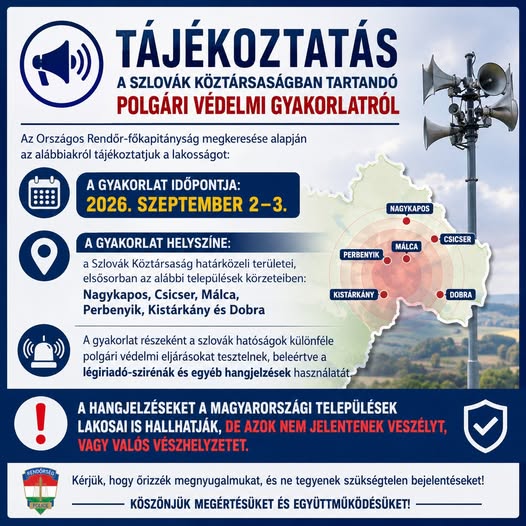 Szlovák polgári védelmi gyakorlat!